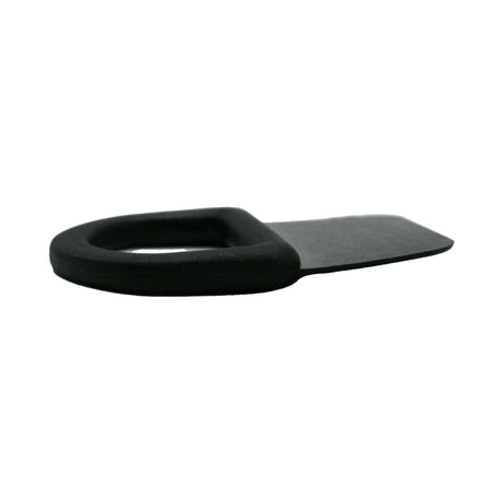 Black Plastic Sewable D-Ring Grommet Image 2