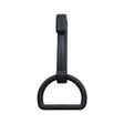 Black Polyacetal D-Ring Snap Hook Image 1
