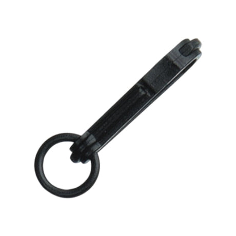 Black Polyacetal O-Ring Snap Hook Image 1