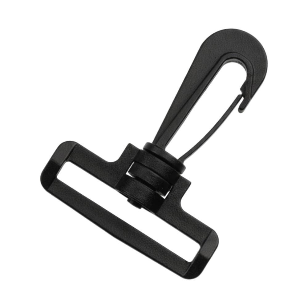 Black Polyacetal Swivel Snap Hook Image 1