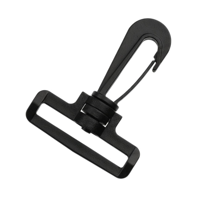 Black Polyacetal Swivel Snap Hook Image 1
