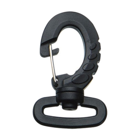 Black Polyacetal Swivel Spring Snap Hook Image 1