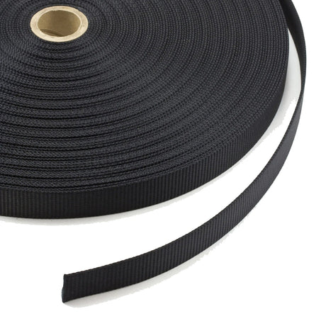 Black Polyester Webbing (1.8 mm) Image 1