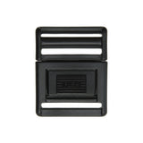 Black Single Adjustable Center Release Webbing Buckle Image 1