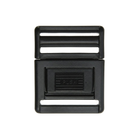 Black Single Adjustable Center Release Webbing Buckle Image 1