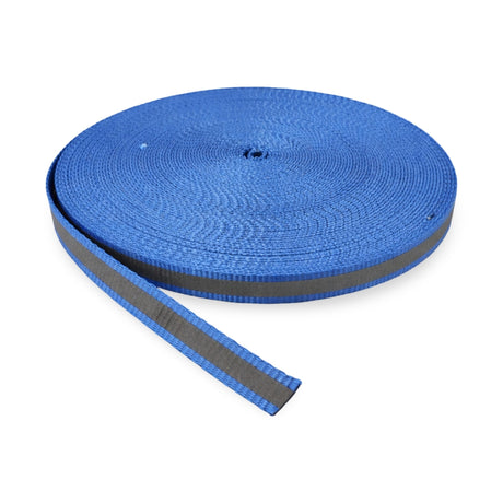 Blue Reflective Nylon Webbing (1.75 mm) Image 1