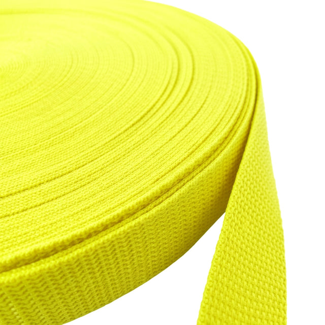 Bright Yellow Polypropylene Webbing (1.35 mm) Image 1