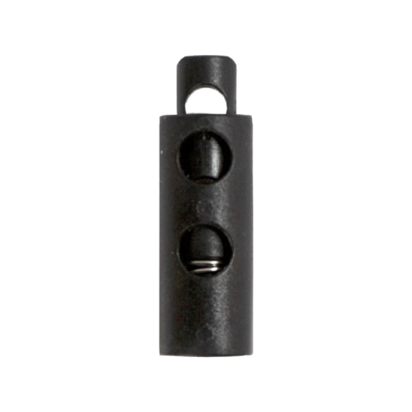 CL 605 Black ABS Double Barrel Cord Lock Image 1