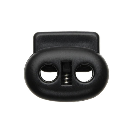 CL 630 Black ABS Pumpkin Double Hole Cord Lock Image 1