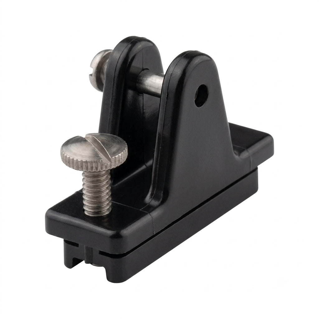 Delrin Sliding Track 90° Deck Mount with Lock Screw Image 2