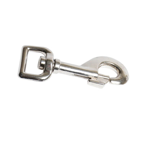 Die-Cast Nickel-Plated Steel Bolt Snap Hook Image 1