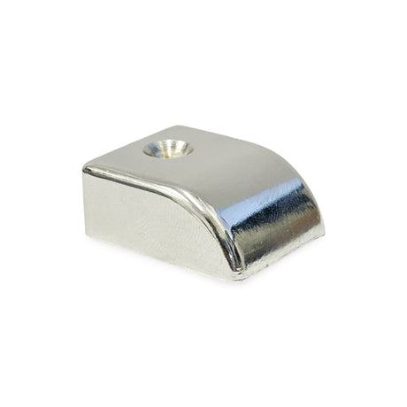 Die-Cast Zinc Sliding Track Outside End Cap Image 1