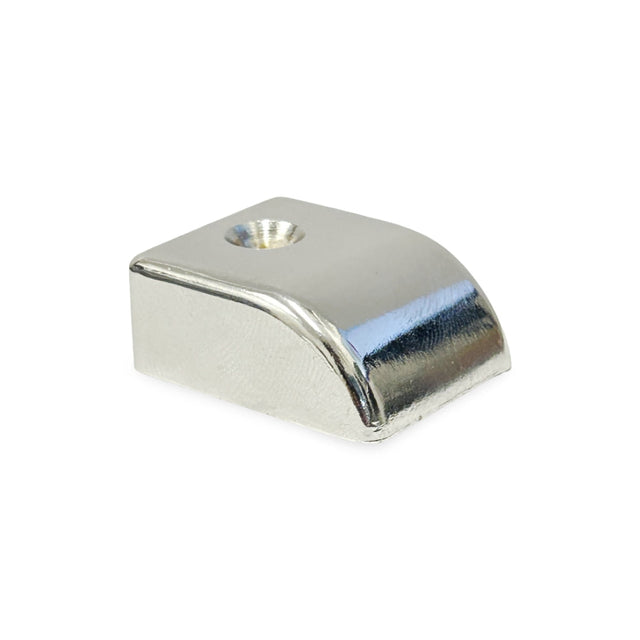 Die-Cast Zinc Sliding Track Outside End Cap Image 1