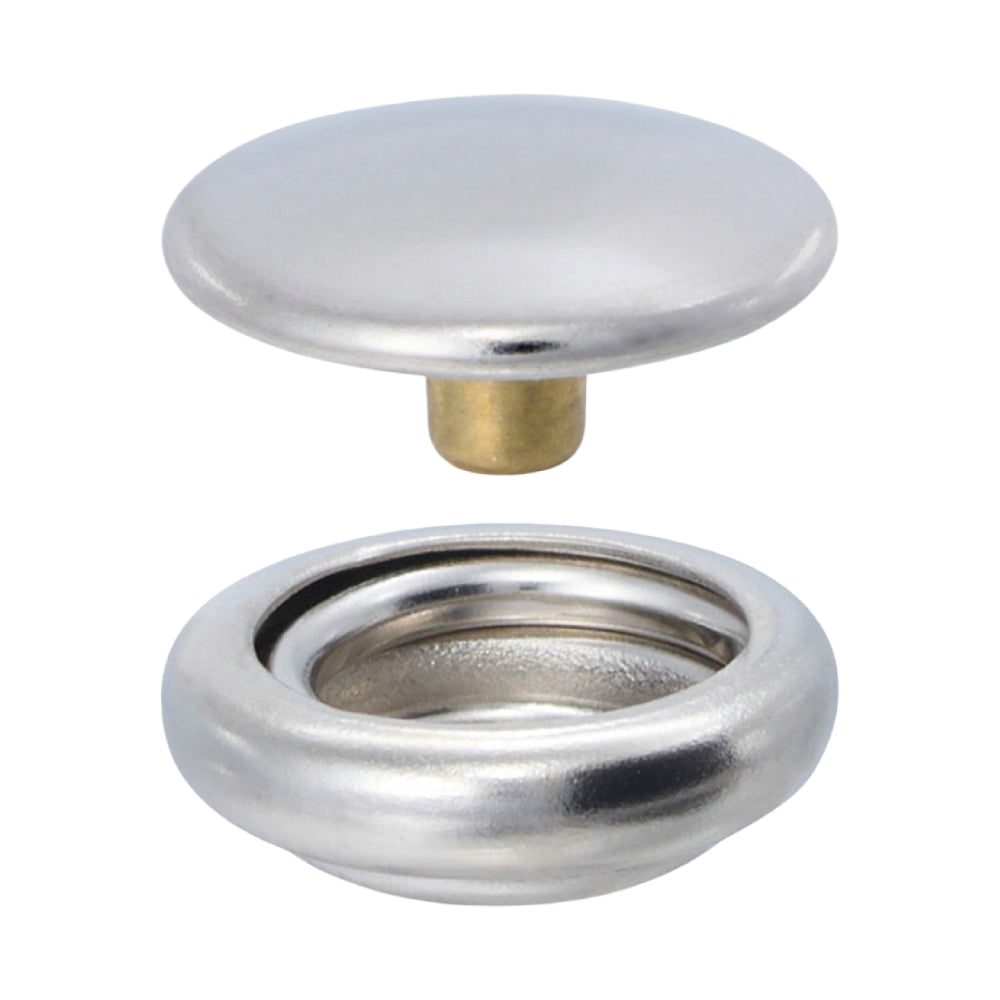 DOT® Baby Durable™ Nickel-Plated Brass Snap Fastener Cap