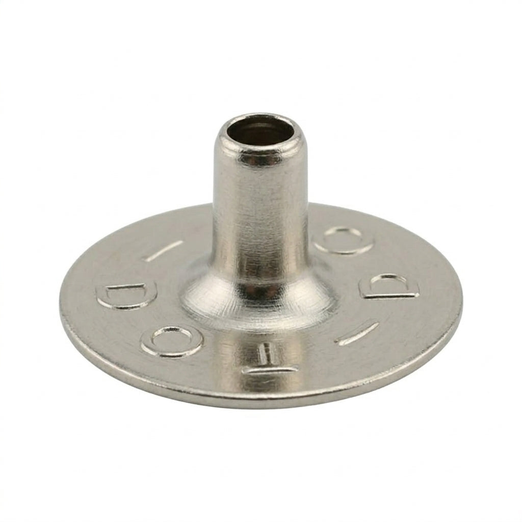 DOT® Line 20 (1/2") Nickel-Plated Brass Snap Fastener Stud Post Image 1