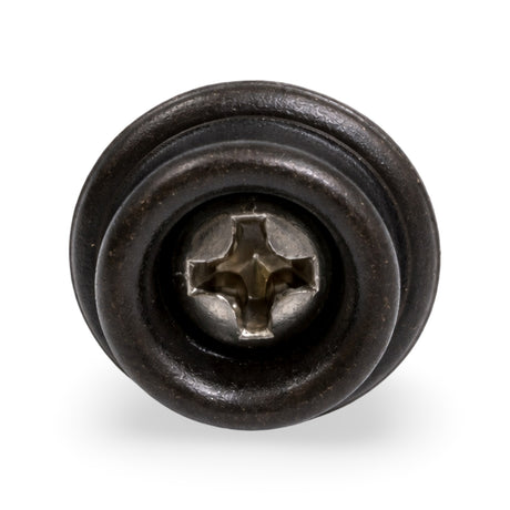 DOT® Line 24 (5/8") Black Stainless Steel Snap Fastener 5/8" Screw Stud Image 2