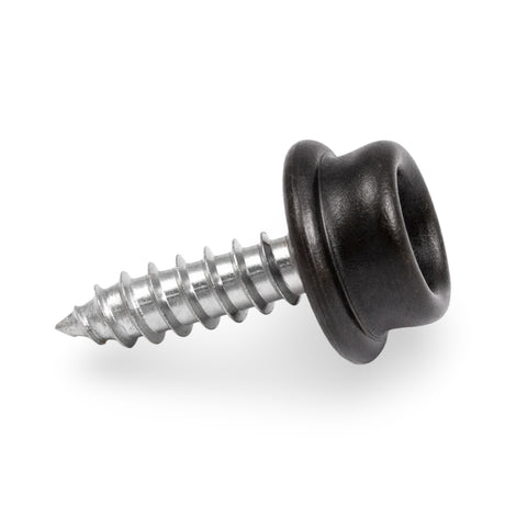 DOT® Line 24 (5/8") Black Stainless Steel Snap Fastener 5/8" Screw Stud Image 1