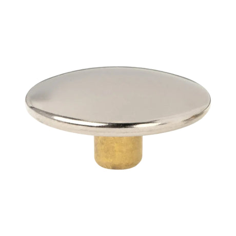 DOT® Line 24 (5/8") Nickel-Plated Brass Snap Fastener Dome Image 1