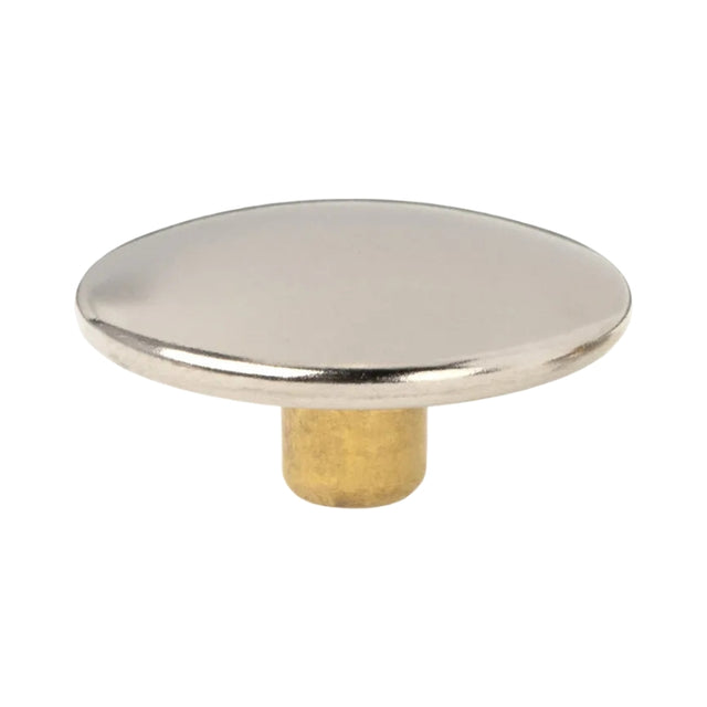 DOT® Line 24 (5/8") Nickel-Plated Brass Snap Fastener Dome Image 1