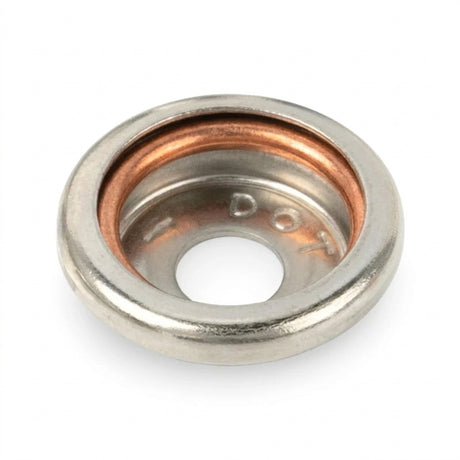 DOT® Line 24 (5/8") Nickel-Plated Brass Snap Fastener Hard Action Socket Image 2
