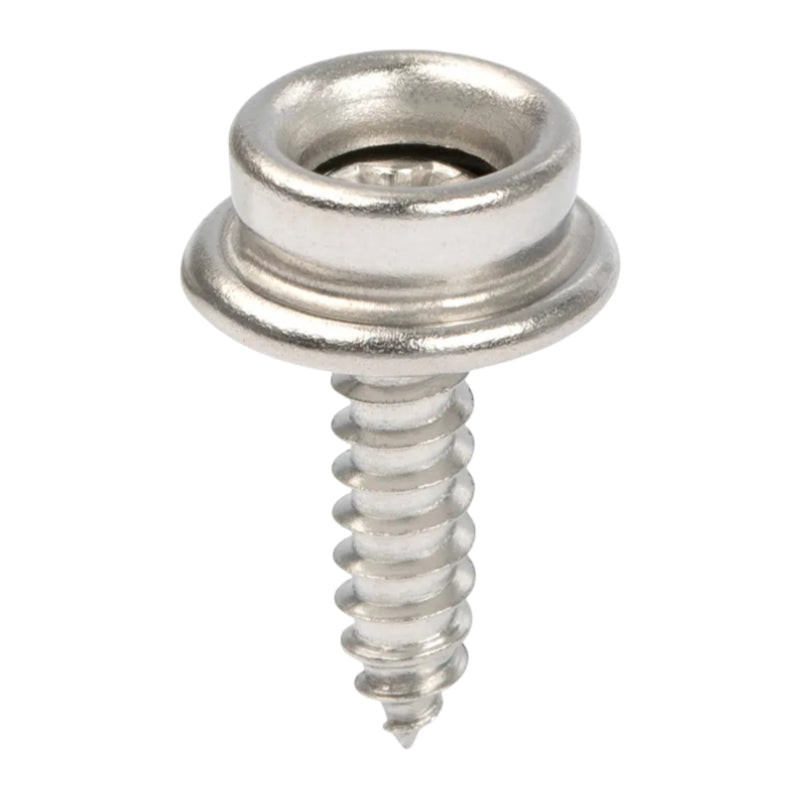 DOT® Line 24 (5/8") Stainless Steel Snap Fastener #10 x 5/8" Screw Stud Image 1