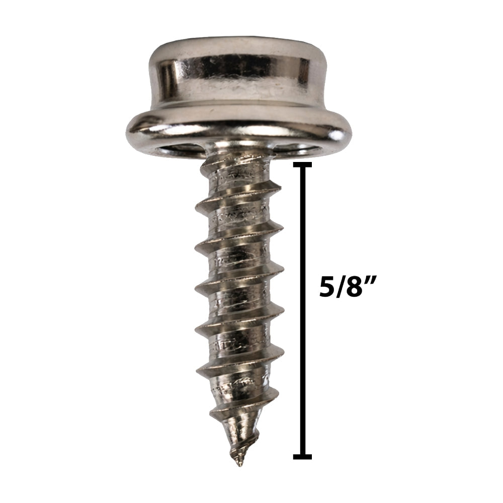 DOT® Line 24 (5/8") Stainless Steel Snap Fastener #10 x 5/8" Screw Stud Image 3