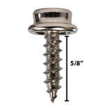 DOT® Line 24 (5/8") Stainless Steel Snap Fastener #10 x 5/8" Screw Stud Image 3