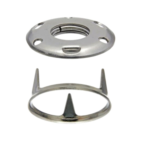 DOT® Nickel-Plated Brass Carpet Snap Set (Ring & Socket) Image 1