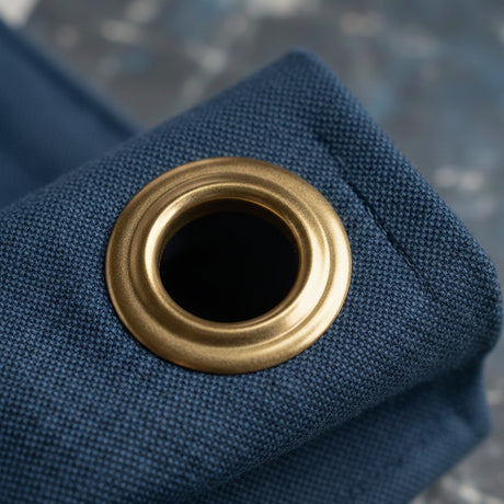 G2-8 1-3/32" (#8) Brass Spur (Rolled Rim) Grommet Image 2