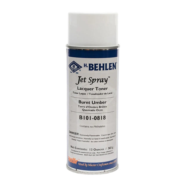 Jet Spray™ Burnt Umber Lacquer (B101-0818) [13 oz] Image 1