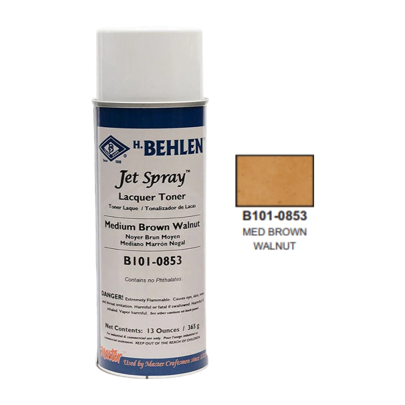 Jet Spray™ Medium Brown Walnut Lacquer (B101-0853) [13 oz] Image 2