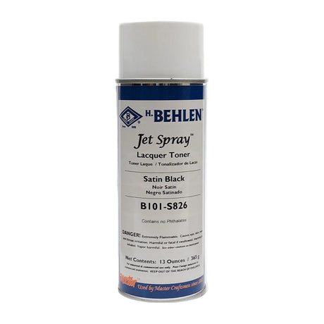 Jet Spray™ Satin Black Lacquer (B101-S826) [13 oz] Image 1