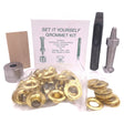 K235-00 3/16" (#00) Brass "Set-It-Yourself" Deluxe Grommet Kit Image 1