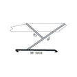 Large 2-Bar Convertible Bimini Frame Kit Image 1