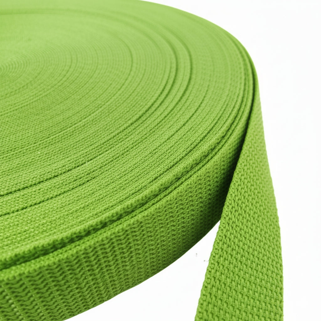 Lime Green Polypropylene Webbing (1.35 mm) Image 1