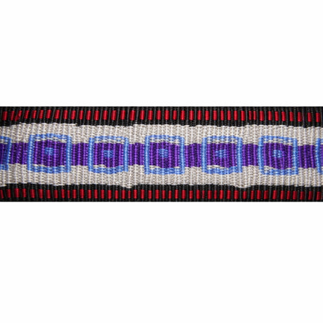 "Loops" Polyester Tubular Jacquard Webbing Image 1