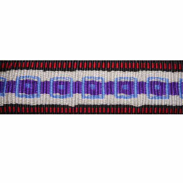 "Loops" Polyester Tubular Jacquard Webbing Image 1