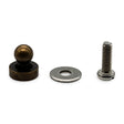 LOXX® "Pull-It-Up" Fastener Antique Brass Ball Stud Image 1