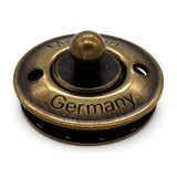 LOXX® "Pull-It-Up" Fastener Antique Brass Canvas Stud Image 1