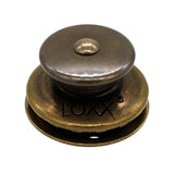 LOXX® "Pull-It-Up" Fastener Antique Brass Large Head Button Image 1
