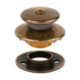 LOXX® "Pull-It-Up" Fastener Antique Brass Large Head Button Image 2