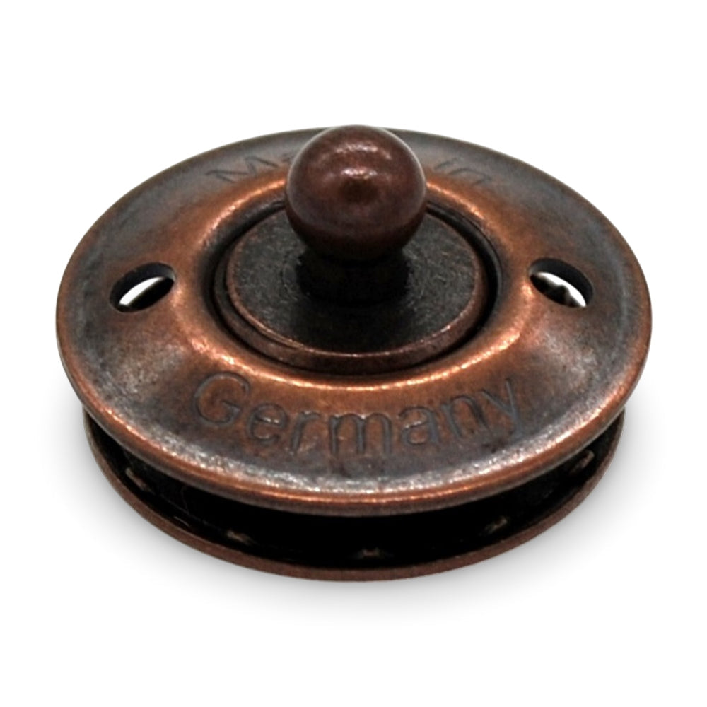 LOXX® "Pull-It-Up" Fastener Antique Copper Canvas Stud Image 1