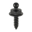 LOXX® "Pull-It-Up" Fastener Black Brass Wood Screw Stud Image 1