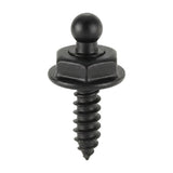 LOXX® "Pull-It-Up" Fastener Black Brass Wood Screw Stud Image 1