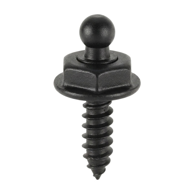 LOXX® "Pull-It-Up" Fastener Black Brass Wood Screw Stud Image 1