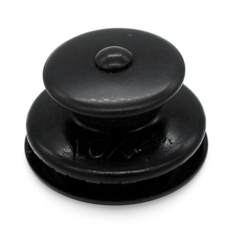 LOXX® "Pull-It-Up" Fastener Black Chrome Large Head Button Image 1