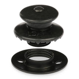 LOXX® "Pull-It-Up" Fastener Black Chrome Large Head Button Image 2