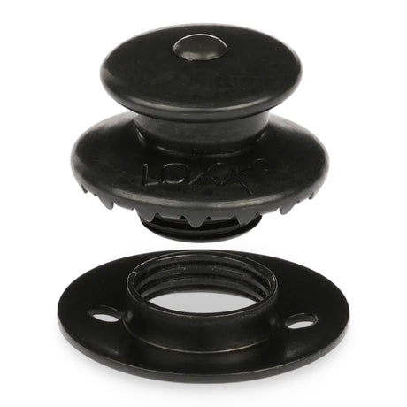 LOXX® "Pull-It-Up" Fastener Black Chrome Large Head Button Image 2
