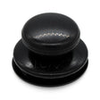 LOXX® "Pull-It-Up" Fastener Black Chrome Smooth Large Head Button Image 1