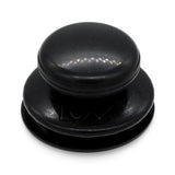 LOXX® "Pull-It-Up" Fastener Black Chrome Smooth Large Head Button Image 1